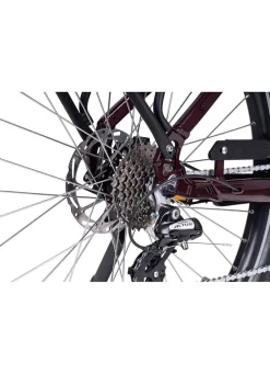 Best BADER E-Bike Deluxe SUV Easy BURGUND-GLANZ