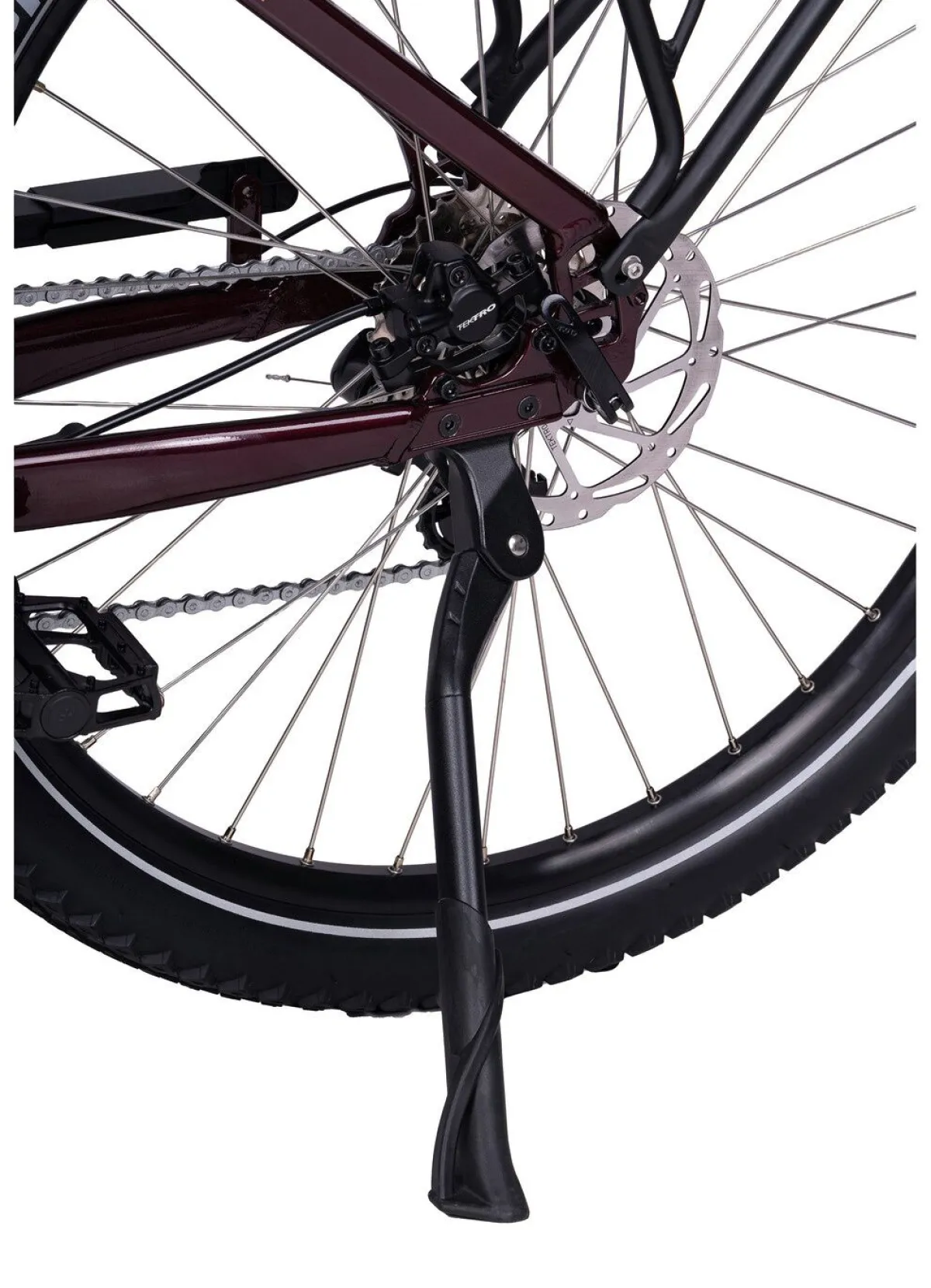Best BADER E-Bike Deluxe SUV Easy BURGUND-GLANZ