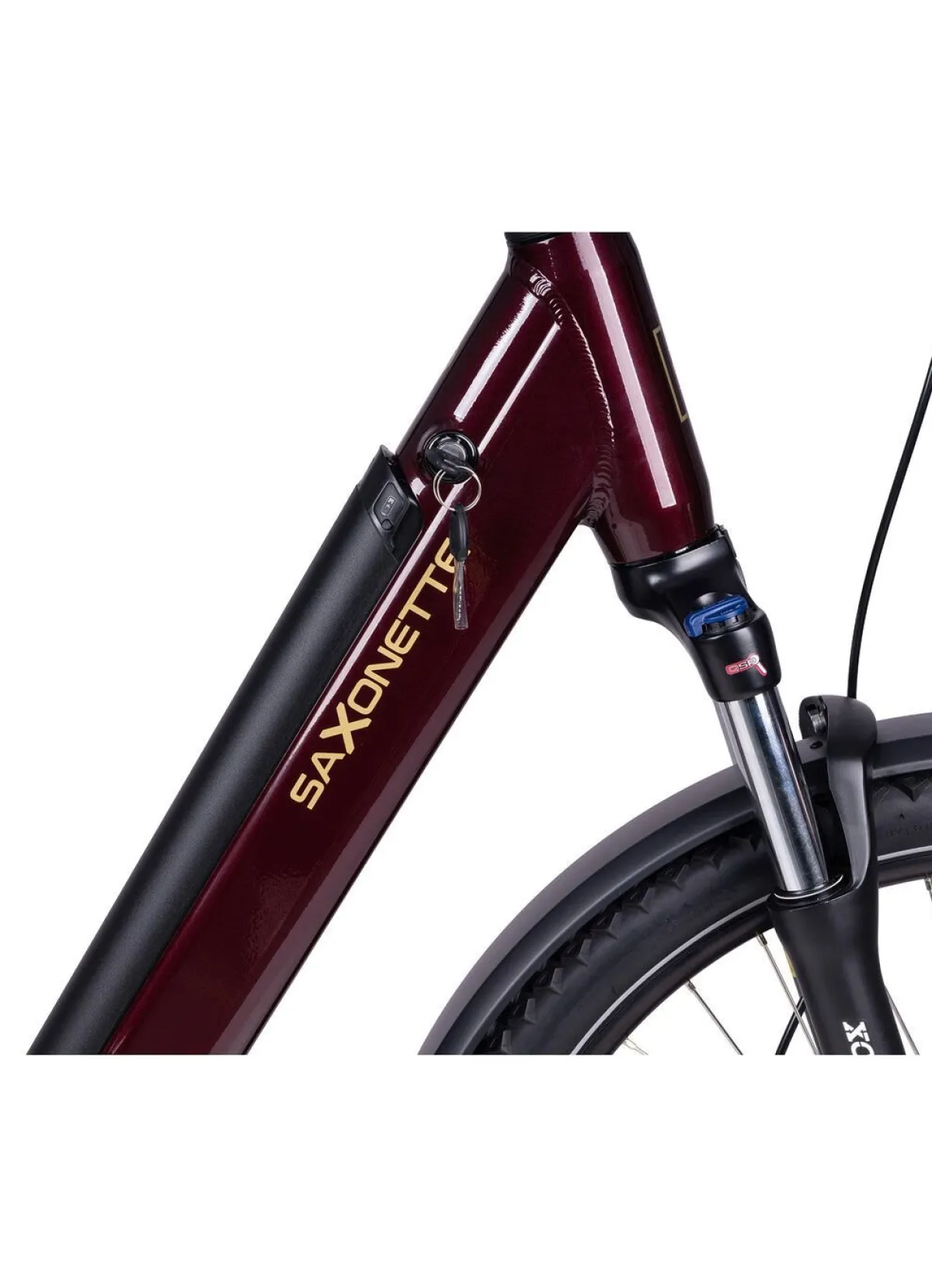 Best BADER E-Bike Deluxe SUV Easy BURGUND-GLANZ