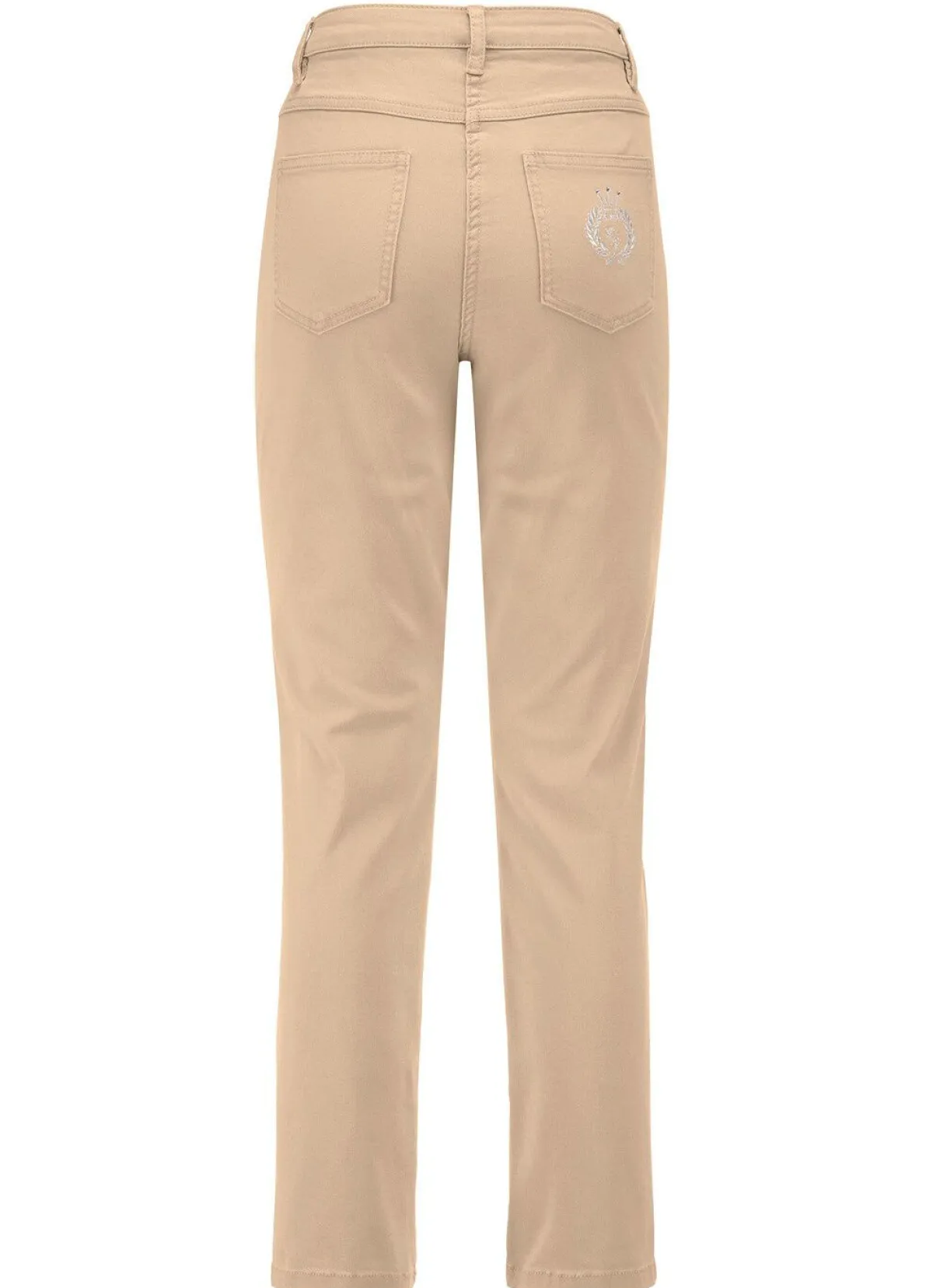 Clearance BADER Edeljeans mit Stickerei in 7/8-Länge SAND