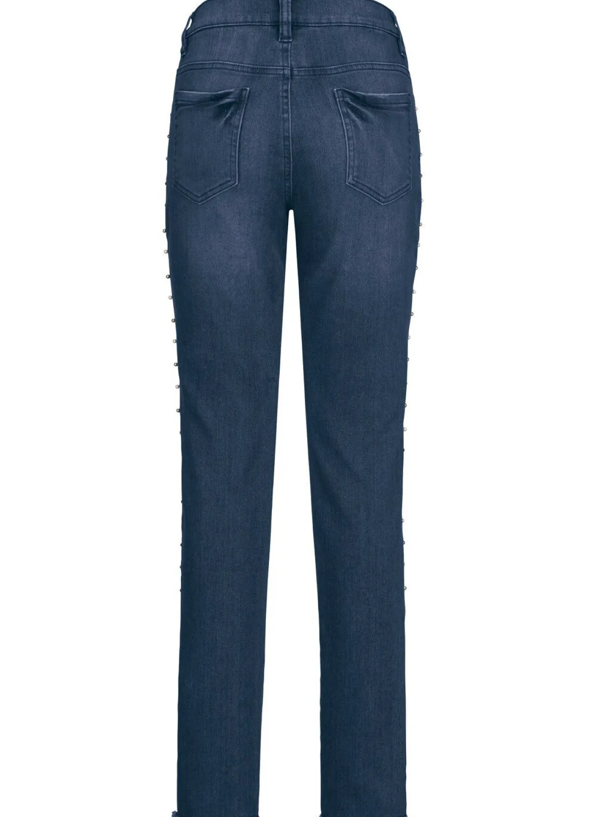 Hot BADER Edel-Jeans mit tollen Zierperlen DUNKELBLAU