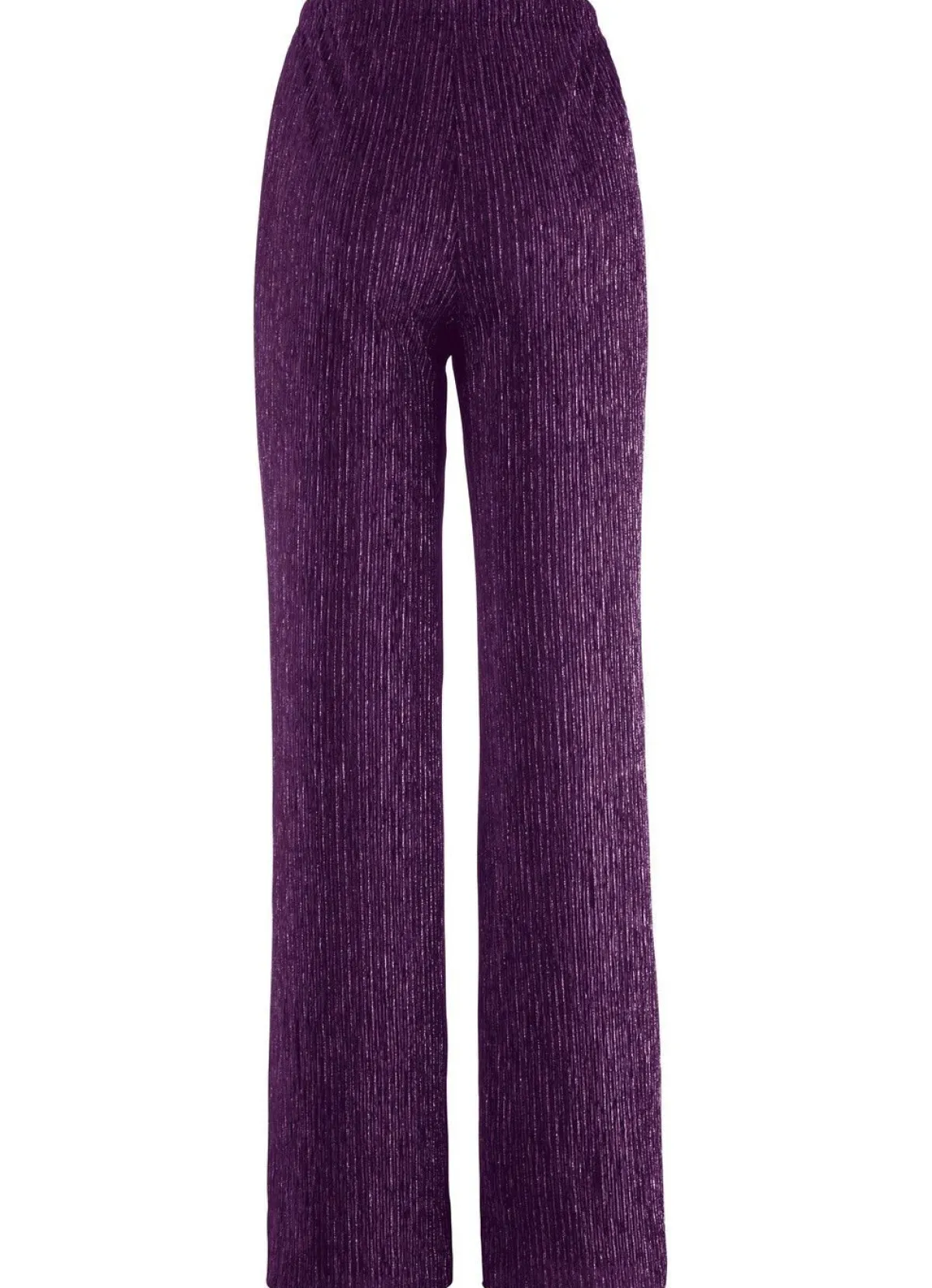 Hot KLAUS MODELLE MADE IN GERMANY Edel schimmernde Hose BEERE