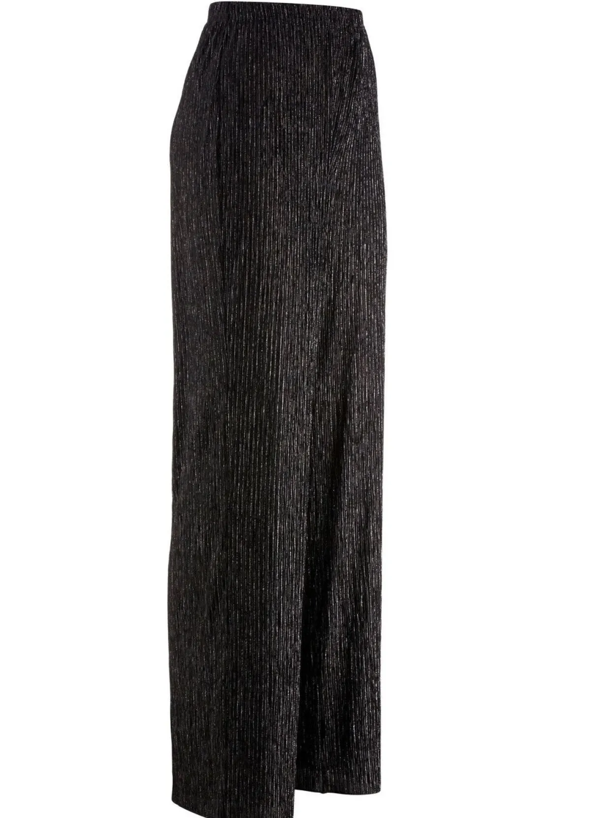 New KLAUS MODELLE MADE IN GERMANY Edel schimmernde Hose SCHWARZ