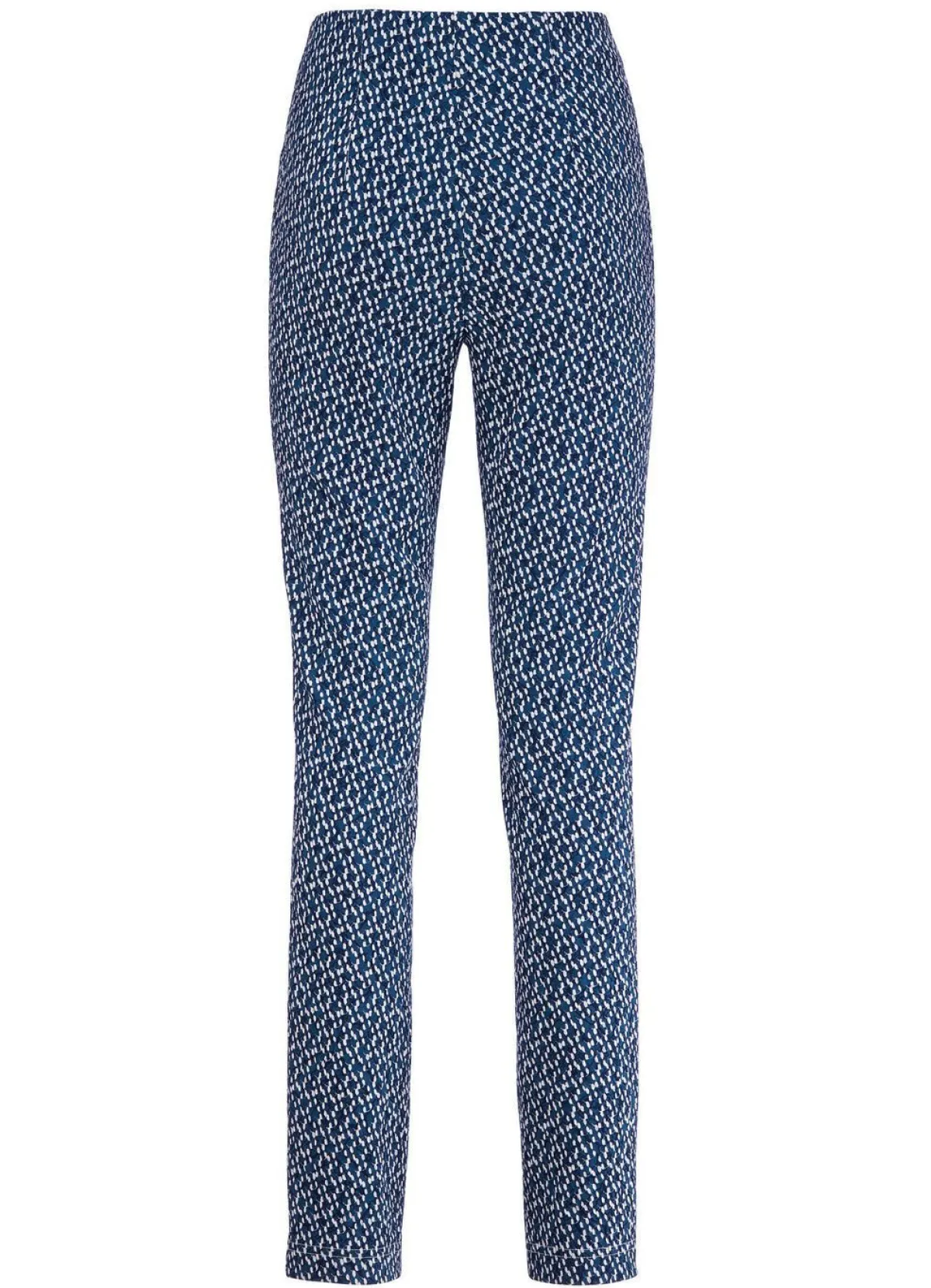 Hot BADER Edle Hose von Adelina MARINE-ECRU
