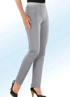 Best COSMA Edle Hose in Schlupfform MITTELGRAU