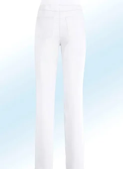 Outlet COSMA Edle Hose in Schlupfform WEISS