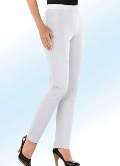 Outlet COSMA Edle Hose in Schlupfform WEISS