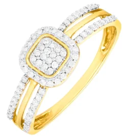 Online BADER Edler Damenring mit 74 Diamanten
