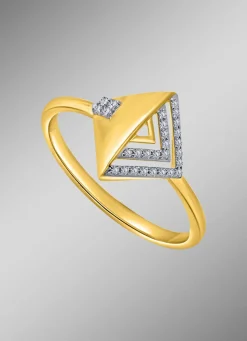 Outlet BADER Edler Damenring mit Diamanten