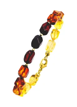 Clearance BADER Edles Armband mit Bernstein und Hämatit