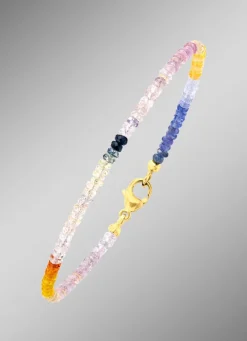 Clearance BADER Edles Armband mit echt Safir in Multicolor