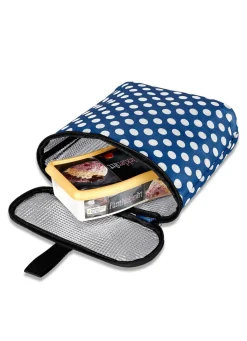 New BADER Einkaufskühltasche zum Einkaufsroller BLAU-WEISS
