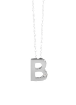 Discount BADER Einzigartig und elegant: Buchstaben-Anhänger aus Platin