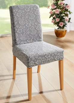 Best BADER Elastischer Stuhlbezug von Webana GRAU