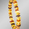 Discount BADER Elastisches Armband mit echt Bernstein-Mix