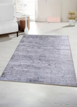 Discount BADER Elegant bedruckte Brücken und Teppiche GRAU