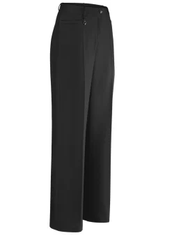 Sale KLAUS MODELLE MADE IN GERMANY Elegante Hose mit apartem Zieranhänger SCHWARZ