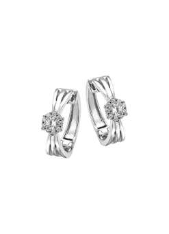 Sale BADER Elegante Creolen mit synth. Zirkonia