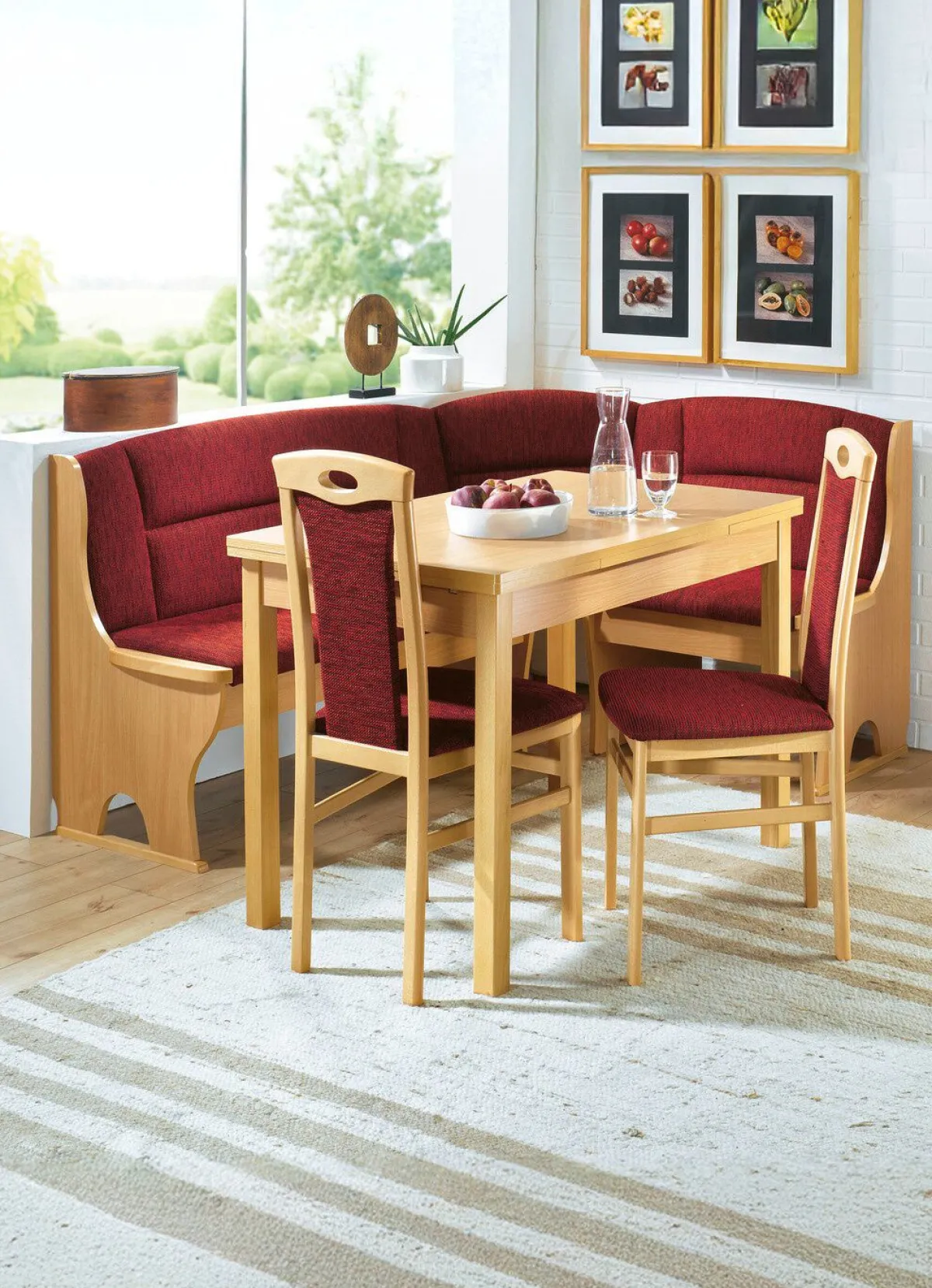 Outlet BADER Elegante Eckbankgruppe, 4-teilig
