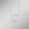 Clearance BADER Elegante Halskette mit synth. Zirkonia