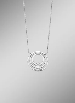 Clearance BADER Elegante Halskette mit synth. Zirkonia