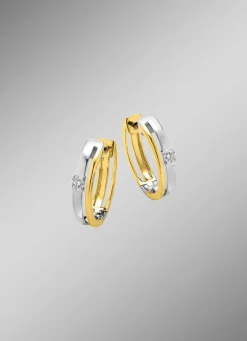 Sale BADER Elegante Klappcreolen mit Brillanten