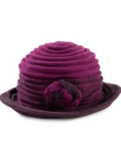 Outlet BADER Eleganter Damen-Hut mit dekorativer Blume BEERE