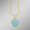 Clearance BADER Elegante Raffinesse: Anhänger mit echtem, blauem Chalcedon