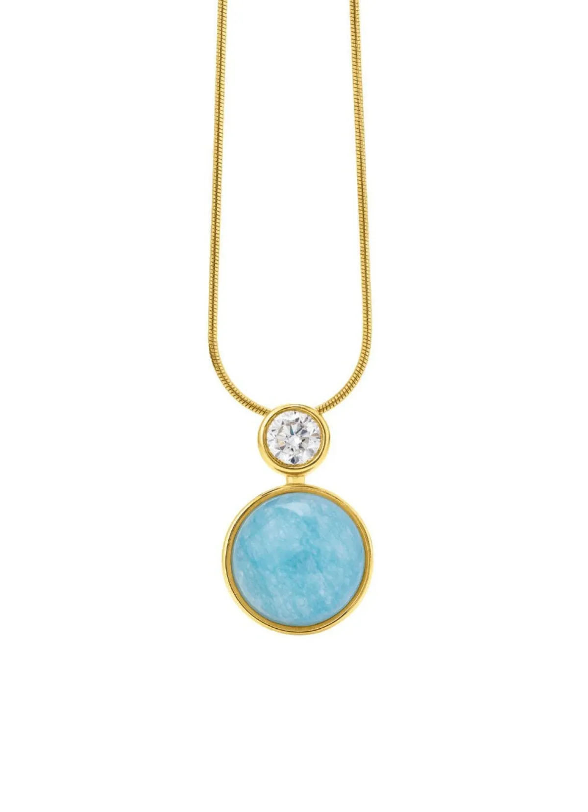 Clearance BADER Elegante Raffinesse: Anhänger mit echtem, blauem Chalcedon
