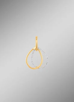 New BADER Eleganter Anhänger mit 34 Diamanten