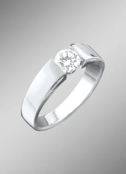 Online BADER Eleganter Damenring in Weißgold mit Brillant