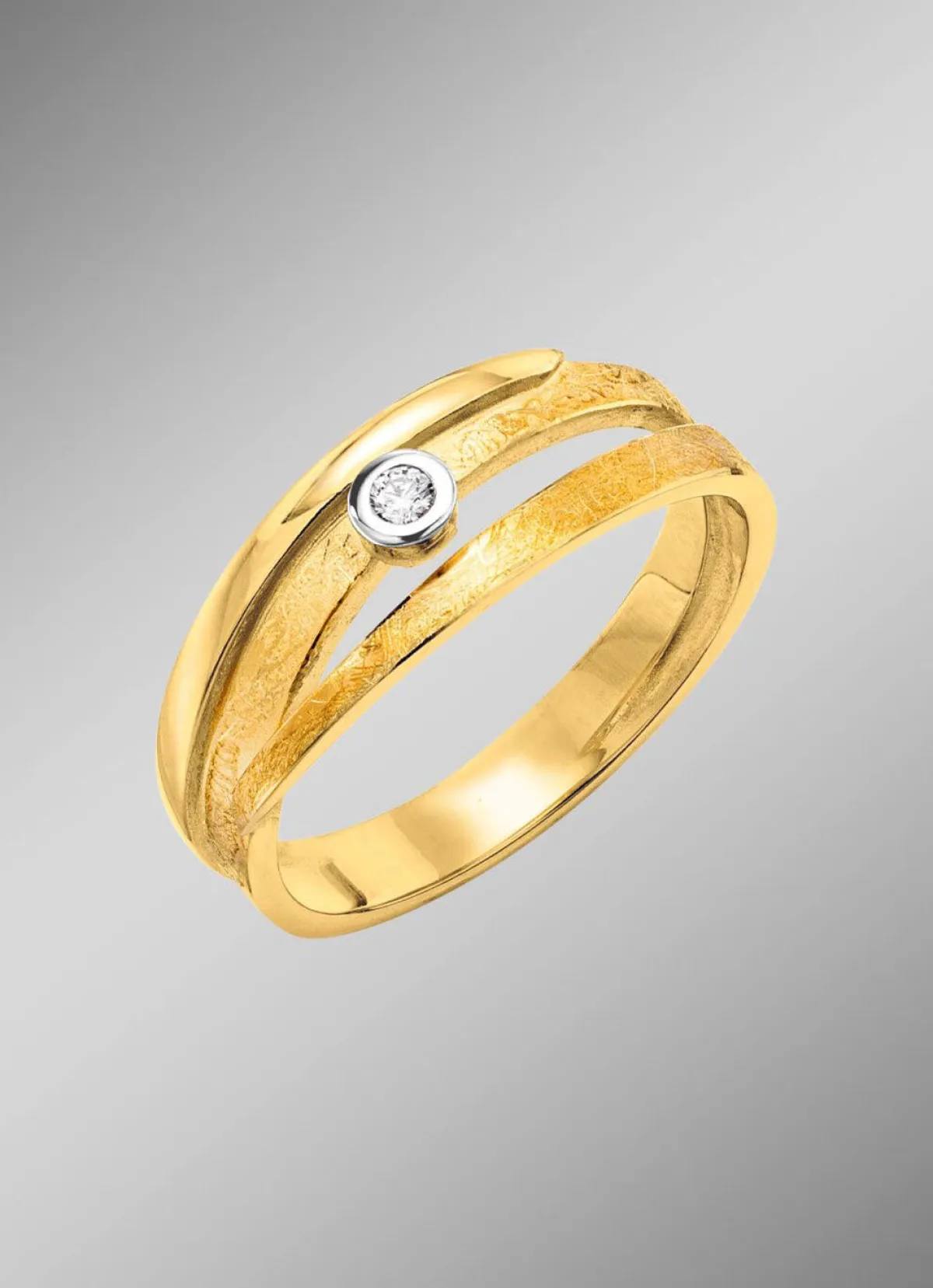 BADER Eleganter Damenring mit Brillant
