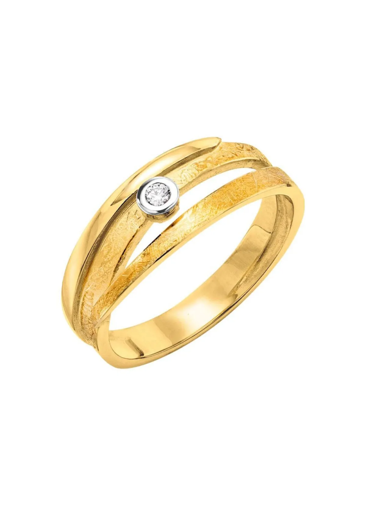 BADER Eleganter Damenring mit Brillant