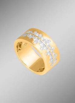 Hot BADER Eleganter Damenring mit 49 Brillanten