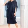 Outlet BADER Elegantes Kleid NACHTBLAU