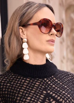 Hot BADER Elegante Statement-Ohrringe GOLD