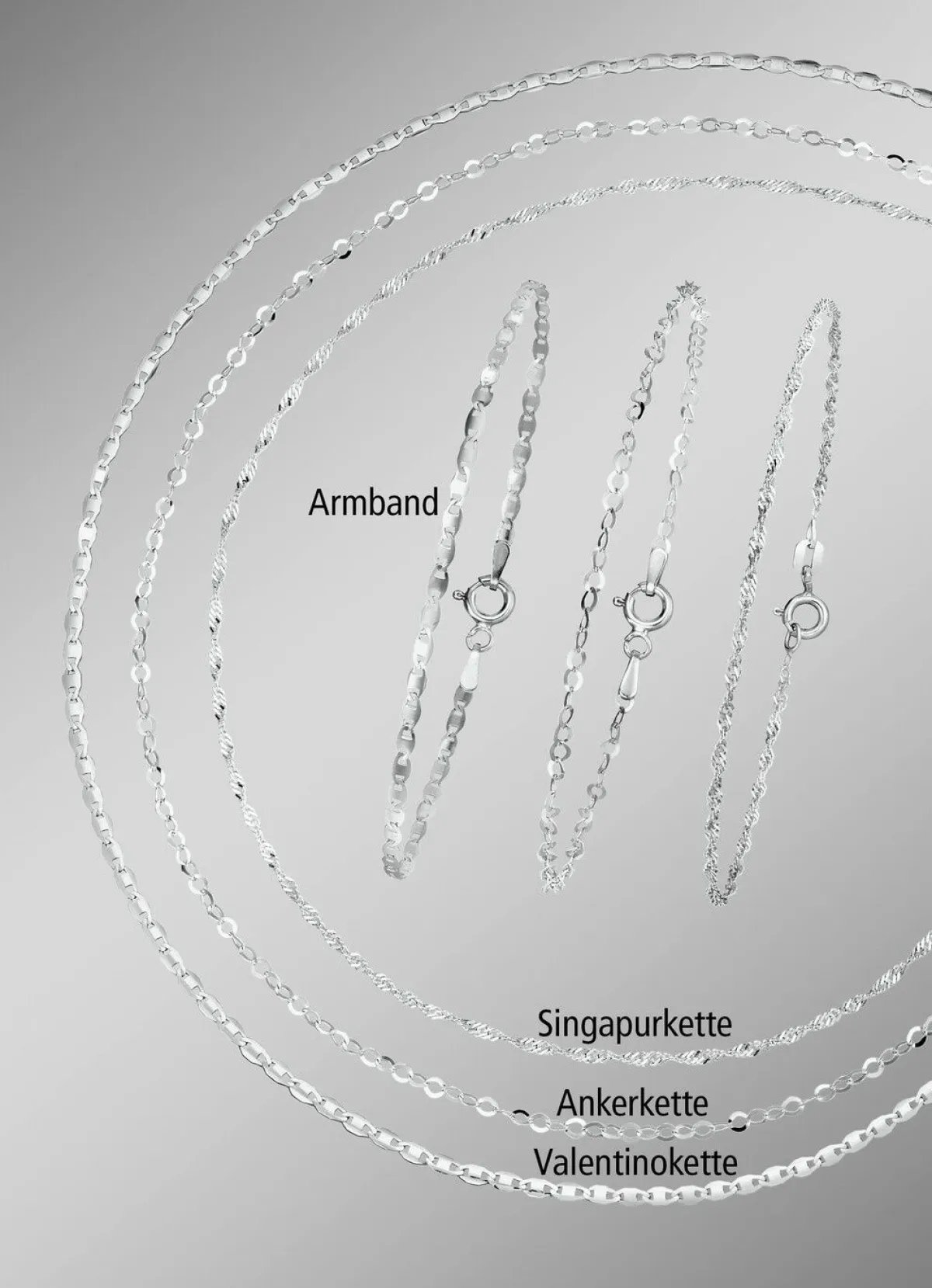 Sale BADER Elegantes 6-teiliges Schmuck-Set aus Silber