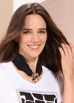 Discount BADER Elegante Tuchkette SCHWARZ