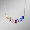 Sale BADER Eleganz in Silber: Halskette mit synth. Zirkonia