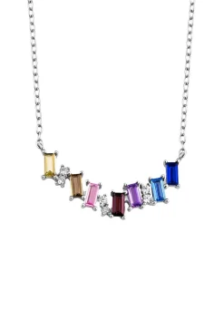 Sale BADER Eleganz in Silber: Halskette mit synth. Zirkonia