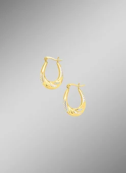 Clearance BADER Eleganz und Glanz: Creolen in Bicolor