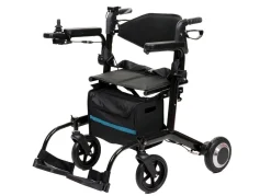 Best BADER Elektrischer Rollstuhl/Rollator 2-in-1 SCHWARZ