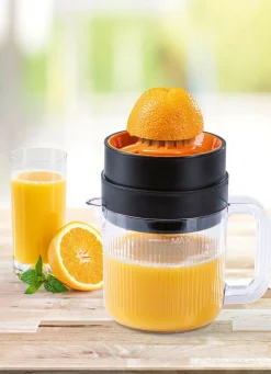 Hot BADER Elektrische Zitruspresse SCHWARZ-ORANGE