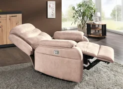 Sale BADER Elektrisch verstellbarer TV-Sessel mit Motor und Aufstehhilfe BEIGE