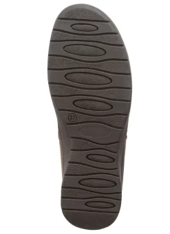 ELENA EDEN , atmungsaktive Damen-Boots, Weite H, mit herausnehmbarem Fußbett COGNAC