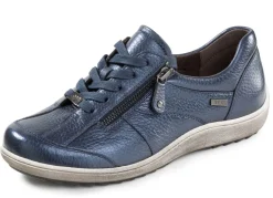 Outlet ELENA EDEN , atmungsaktive Damen-Sneaker, Weite H, mit herausnehmbarem Fußbett MARINE