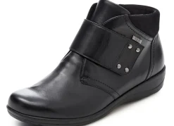 Clearance ELENA EDEN , atmungsaktive Damen-Boots, Weite H, mit Reißverschluss SCHWARZ
