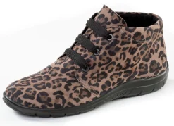Online ELENA EDEN , bequeme Damen-Boots, Weite H, mit herausnehmbarem Fußbett BRAUN-SCHWARZ