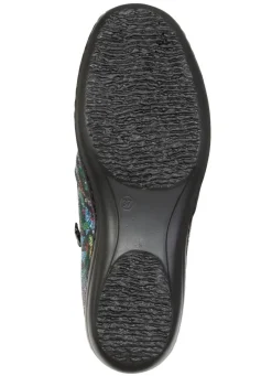 Discount ELENA EDEN , bequeme Damen-Boots, Weite H, mit herausnehmbarem Fußbett SCHWARZ-BUNT