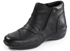 Sale ELENA EDEN , bequeme Damen-Boots, Weite H, mit herausnehmbarem Fußbett SCHWARZ